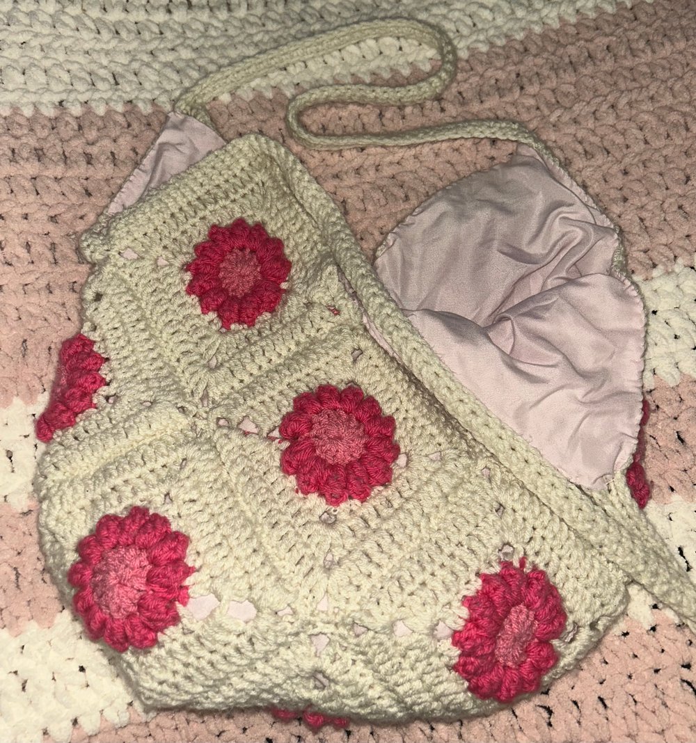 Image of New: Lined Flower Power Purse