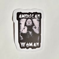 Image 1 of Aileen Wournos American Woman Matte Vinyl Sticker 