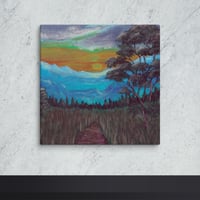 Image 1 of Canvas Art Print | Valley Meadow - Acrylic