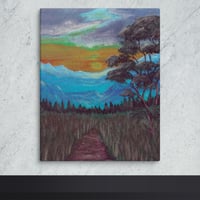 Image 3 of Canvas Art Print | Valley Meadow - Acrylic