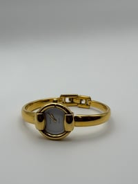 Image 2 of Vintage Gucci 1400L Gold Bangle Watch