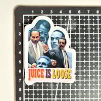 Image 2 of OJ Simpson With The Dream Team Juice Is Loose Matte Vinyl Sticker 
