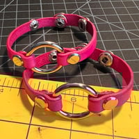 Image 1 of Pink O-Ring Bracelet Set