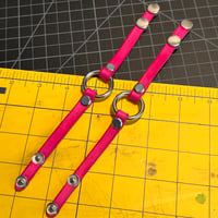 Image 2 of Pink O-Ring Bracelet Set