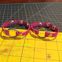 Image 3 of Pink O-Ring Bracelet Set