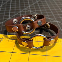 Image 1 of Brown O-Ring Bracelet Set