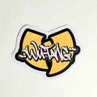 Image 1 of Wu-Tang Clan Logo Matte Vinyl Sticker