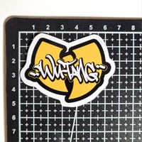 Image 2 of Wu-Tang Clan Logo Matte Vinyl Sticker