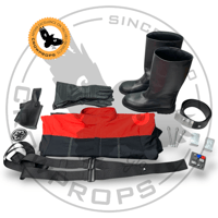 Image 1 of SIENAR TIE PILOT FULL COMBO - ANDOR S2 - ( FLIGHTSUIT, BOOTIES, GLOVES, HARNESSES, HOLSTER, COMMPAD,