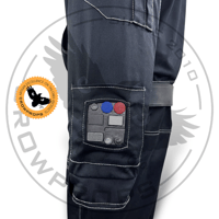 Image 6 of SIENAR TIE PILOT FULL COMBO - ANDOR S2 - ( FLIGHTSUIT, BOOTIES, GLOVES, HARNESSES, HOLSTER, COMMPAD,