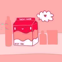 Image 1 of Berri Cute Pink Milk Print