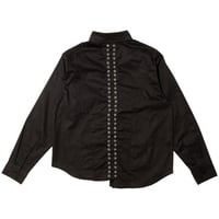 Image 3 of ASAU WRAP SHIRT BLACK