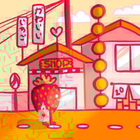 Berri At The Shops Print