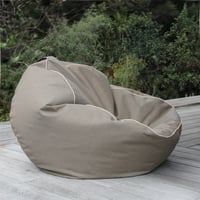 Image 1 of Classic Linen Tweed Outdoor Bean Bag