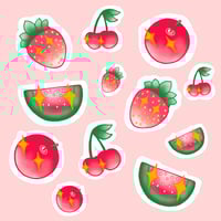 Image 1 of Zesti Fruits Sticker Sheet 