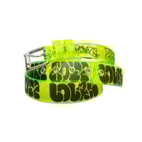 LOLAS X BLUE BOYZ - THROW UP PVC BELT (SAFETY GREEN)
