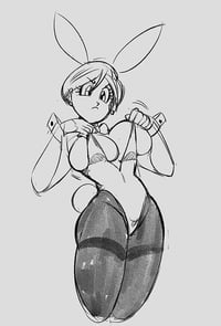 Bloomers Bunny Mini Print
