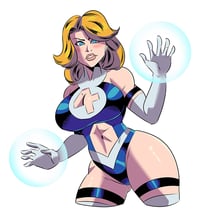 Image 1 of Invisible Lady Sticker