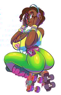 Image 1 of Amira Skates Sticker