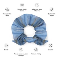 Image 9 of Striped Squill Hair Scrunchie