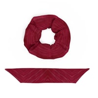 Image 2 of Alamosa Hollyhock Hair Scrunchie
