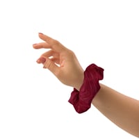Image 6 of Alamosa Hollyhock Hair Scrunchie
