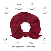 Image 8 of Alamosa Hollyhock Hair Scrunchie