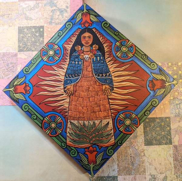 Image of ORIGINAL ~ Aztec Goddess Coatlicue ~ Earth Mother 2