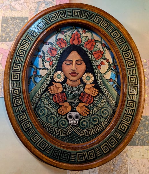 Image of ORIGINAL ~ Aztec Goddess Coatlicue ~ Earth Mother 1