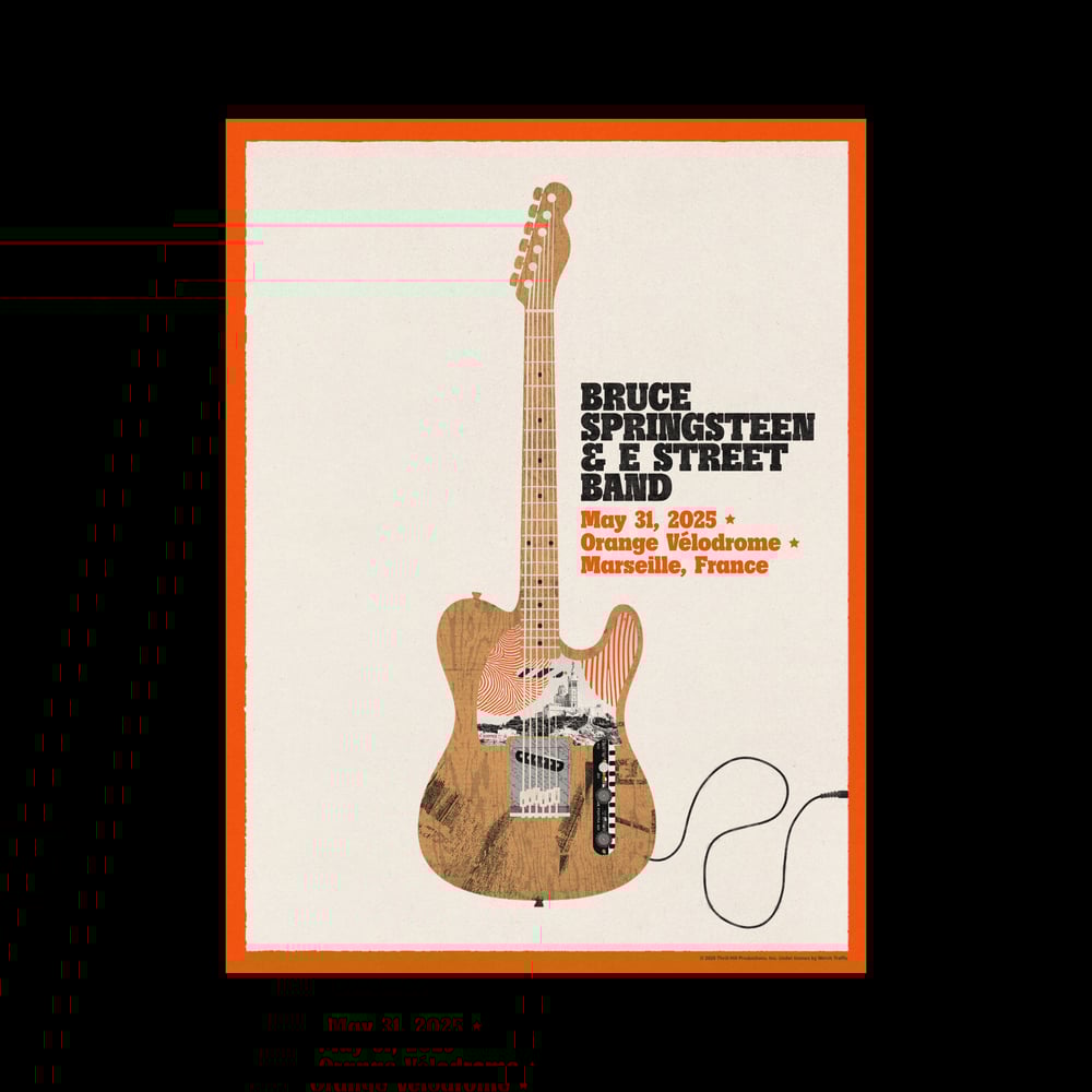 Image of Pre Order - Springsteen 2025  May 31 Marseille France