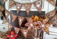 Image 1 of #42 Rustic Bunting - 10 flags *Flat rate $15.50 postage*