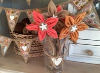 Image 3 of #42 Rustic Bunting - 10 flags *Flat rate $15.50 postage*