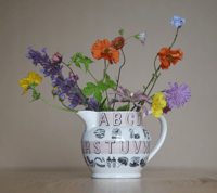 Image 1 of Eric Ravilious Wedgwood Alphabet jug