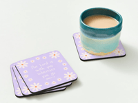 Image 2 of The Lord is With You - Christian Faith, Bible Verse Coaster