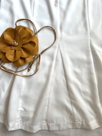 Image 4 of Minimalist Linen Blouse, Sleeveless 