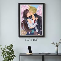Image 3 of FF7EC WHEN LOVE BLOOMS ART PRINT