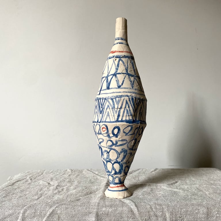 Tall Narrow Necked Bottle Image 4