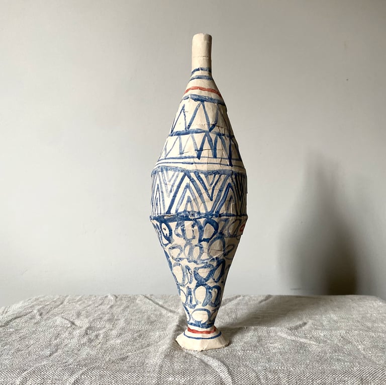 Tall Narrow Necked Bottle Image 2