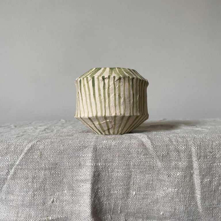 Lined Conical Cup (green) Image 4