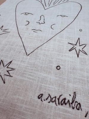 Image of Tela para costura creativa Corazón
