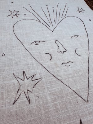 Image of Tela para costura creativa Corazón