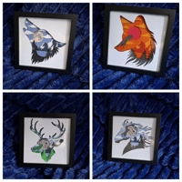 Image 1 of Layered art shadow boxes