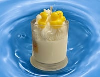 Image 3 of Honey the kids are bathed candle 