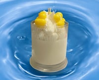 Image 2 of Honey the kids are bathed candle 