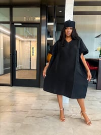 Image 1 of ASOKE  KAFTAN(BLACK)