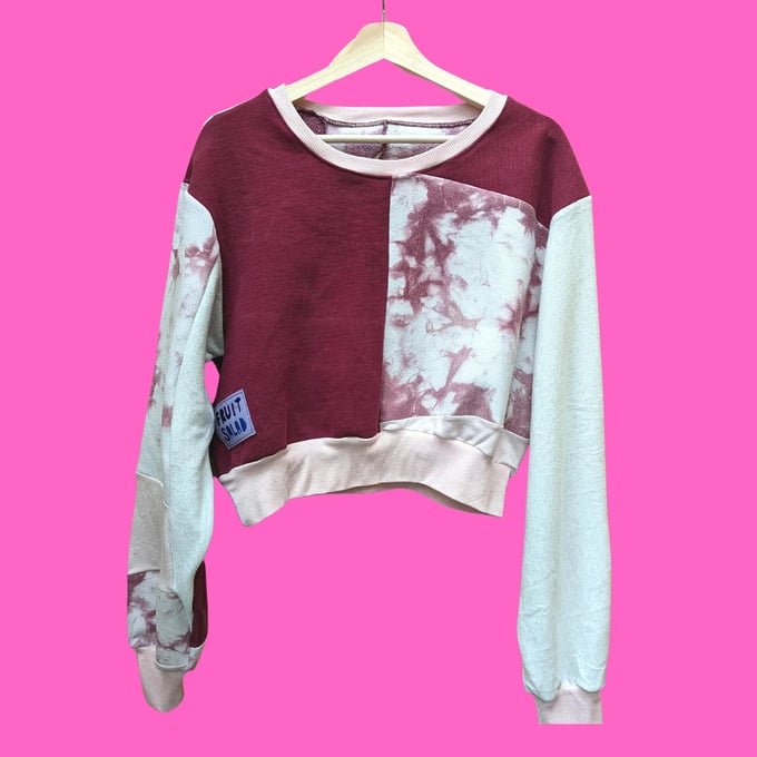 Image of Tye Dye Crop Sweatshirt