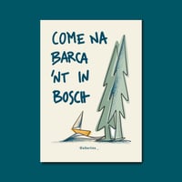 Like a boat in the woods