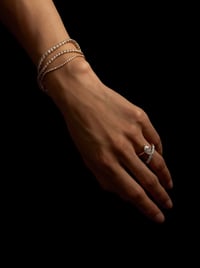 Image 1 of Princess Cut Ring Set 
