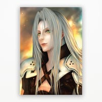 Image 1 of FF7R SEPHIROTH ART PRINT