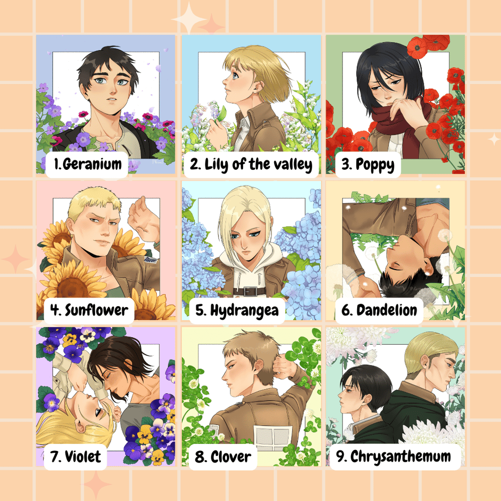Image of Flowers garden - prints